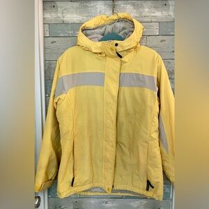 Columbia women's Sherpa-Half Lined Hooded Winter Coat Ski Snow Jacket size L